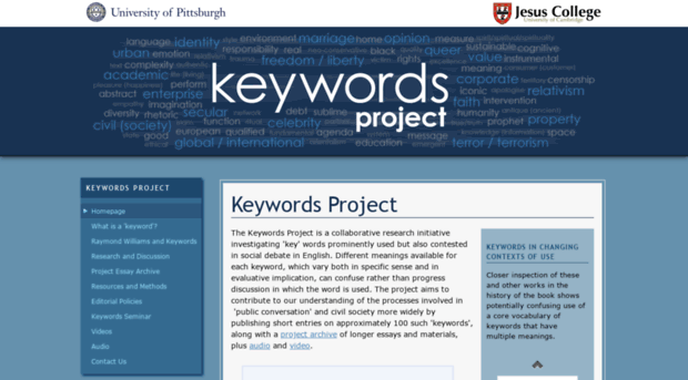 keywords.pitt.edu