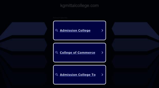 kgmittalcollege.com