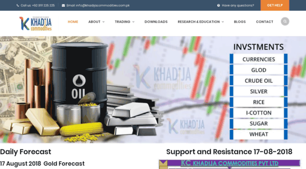 khadijacommodities.com.pk