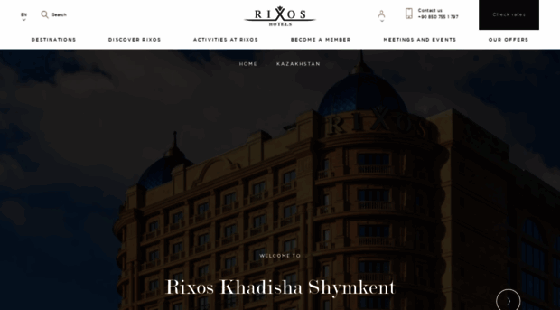 khadishashymkent.rixos.com