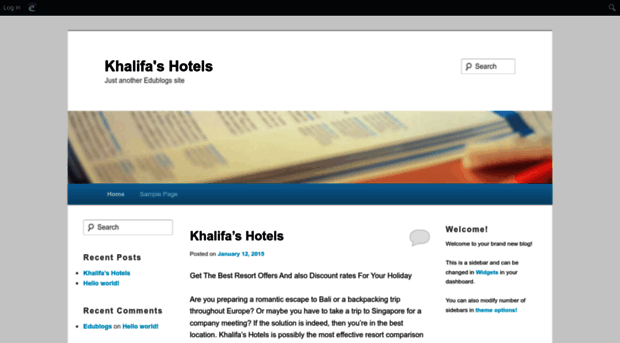 khalifashotels.edublogs.org