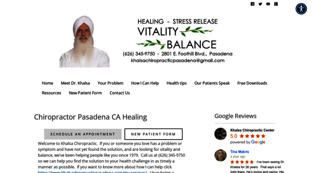 khalsachiropracticpasadena.com