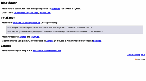 khashmir.sourceforge.net