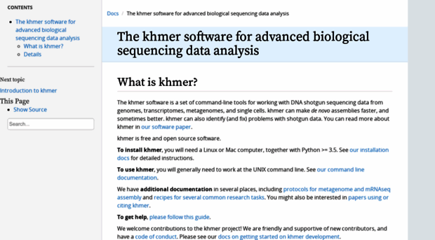 khmer.readthedocs.org