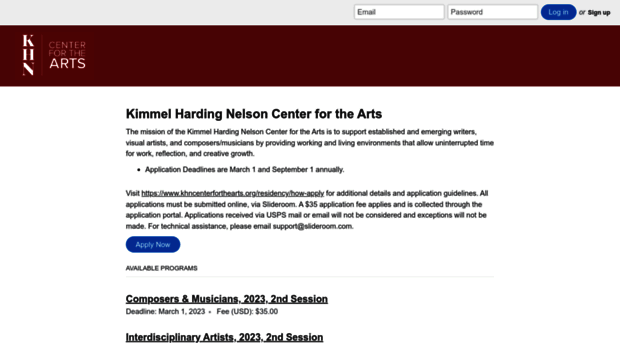 khncenterforthearts.slideroom.com