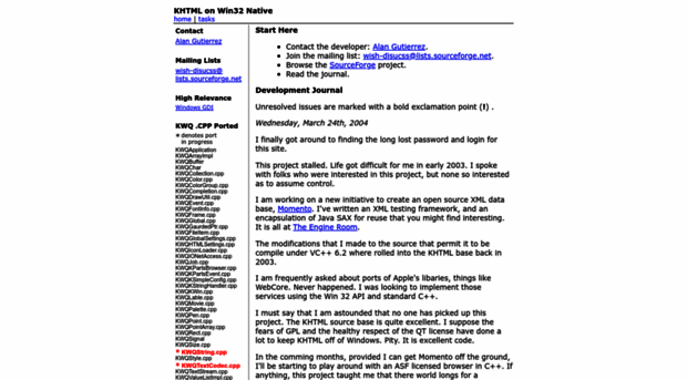 khtml-win32.sourceforge.net