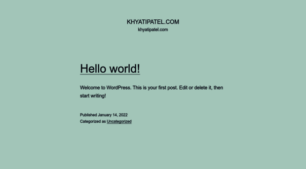 khyatipatel.com