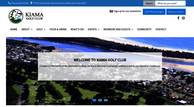 kiamagolfclub.com.au