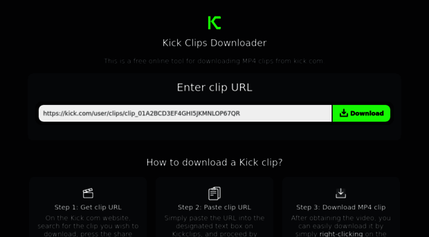 kickclips.ahmedrangel.com