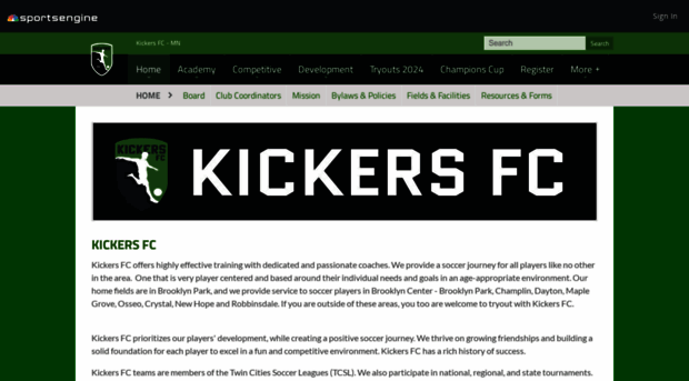 kickersfc.org