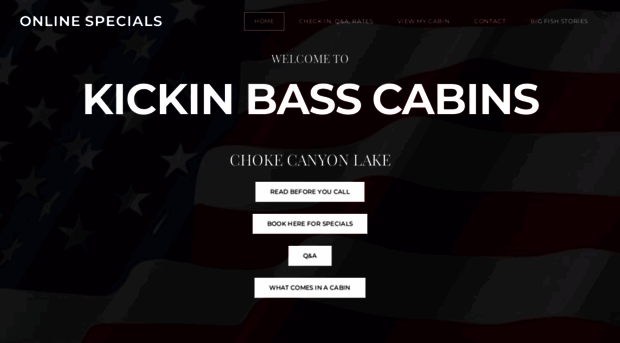 kickinbasscabins.com