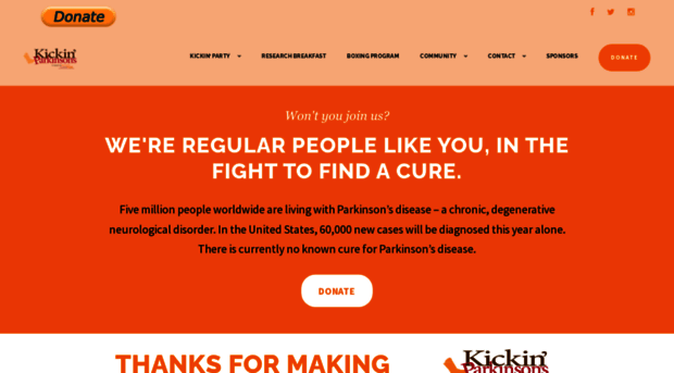 kickinparkinsons.com