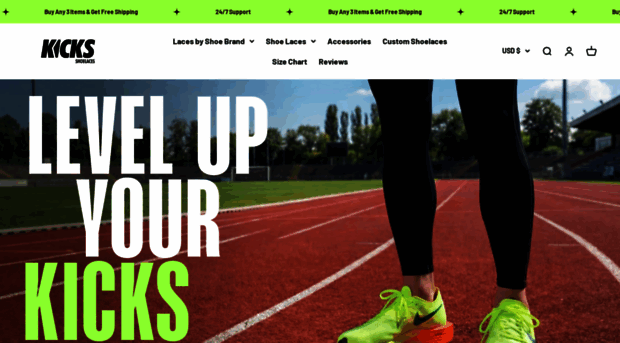 kicksshoelaces.com