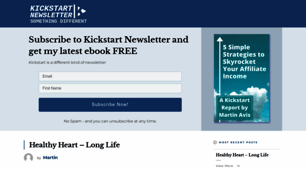 kickstartnewsletter.com