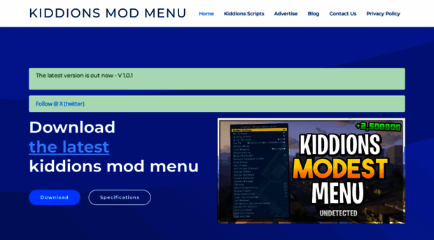 kiddionsmodmenu.com