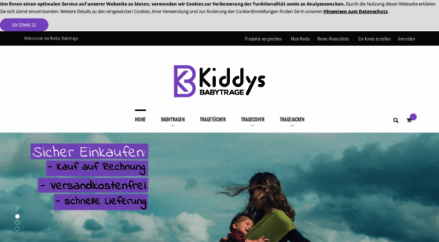 kiddys-babytrage.de