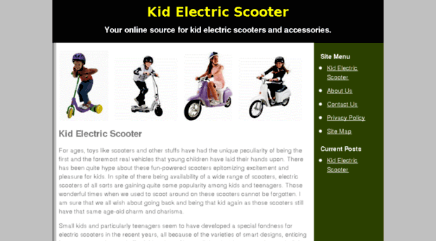 kidelectricscooter.com