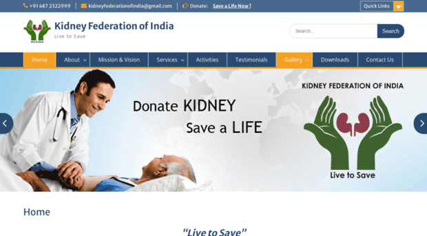 kidneyfederationofindia.com