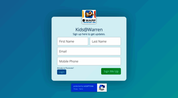 kidsatwarren.flocknote.com