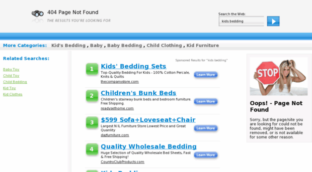 kidsbeddingpage.com