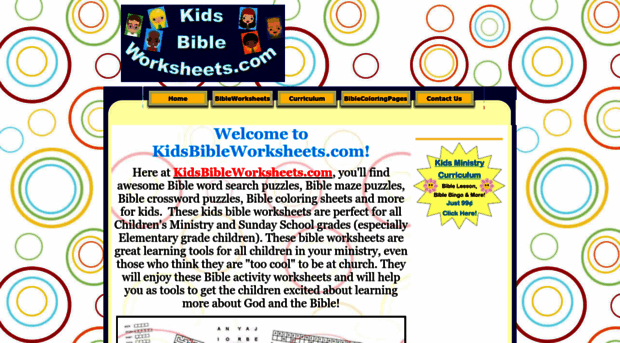 kidsbibleworksheets.com