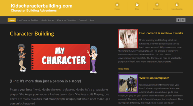 kidscharacterbuilding.com