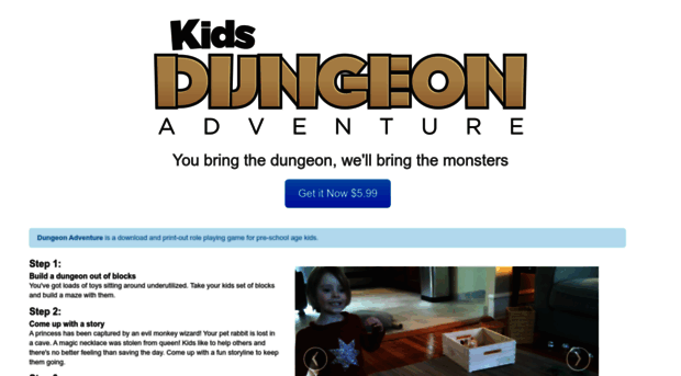 kidsdungeonadventure.com