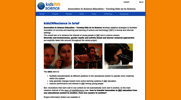 kidsinnscience.eu