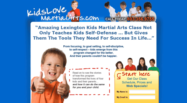 kidslovemartialartslexingtonsc.com