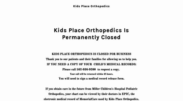 kidsplaceortho.com