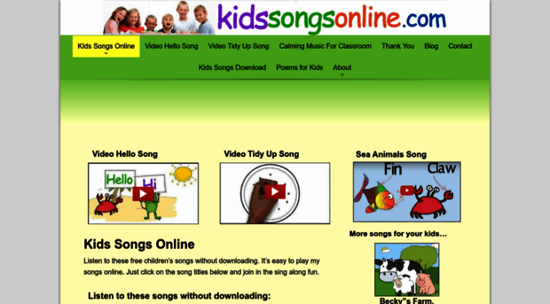 kidssongsonline.com