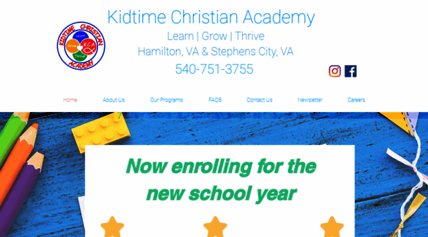 kidtimechristianacademy.com