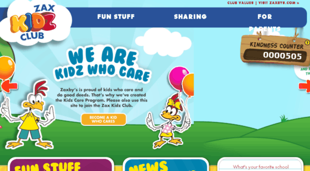 kidzclub.zaxbys.com