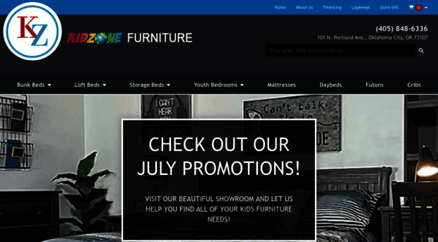 kidzonefurniture.com