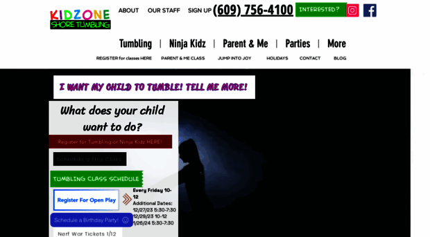 kidzoneshoretumbling.com