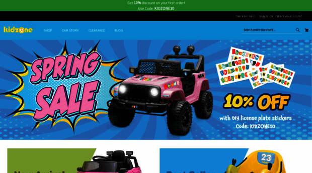 kidzonetoys.com