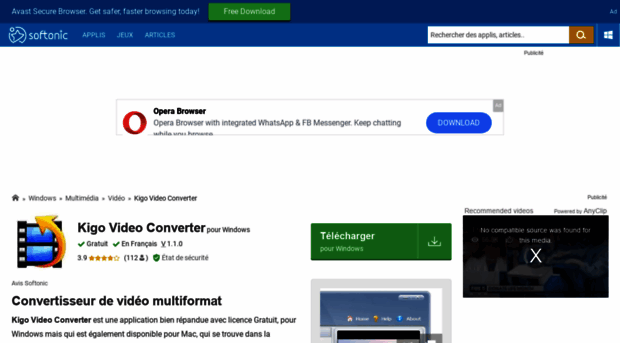 kigo-video-converter.fr.softonic.com