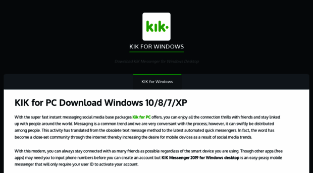 kikforwindows.com