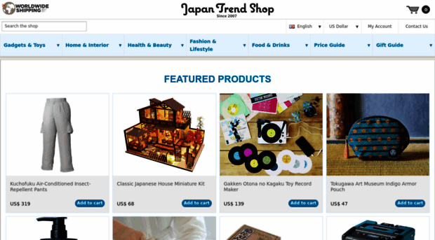 Gadgets  Japan Trend Shop