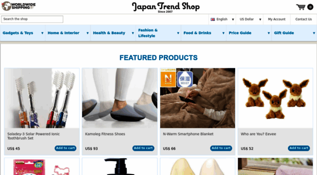 Gadgets  Japan Trend Shop