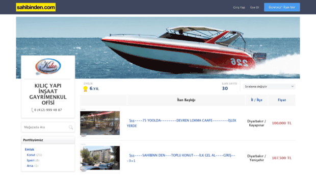 kilicyapi.sahibinden.com