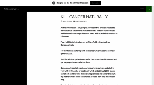 killcancer2016.wordpress.com