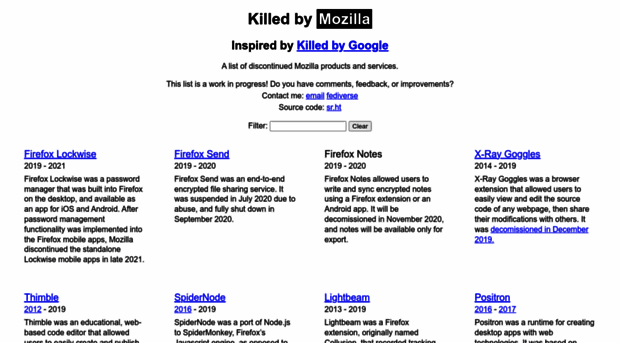 killedbymozilla.com