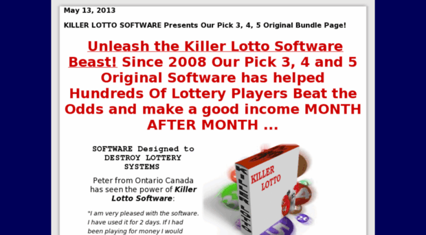 killerlottosoftware.com