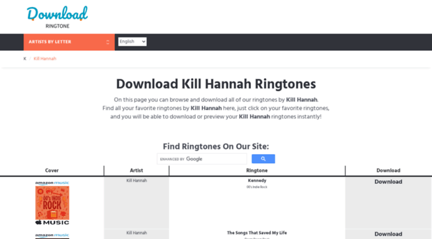 killhannah.download-ringtone.com