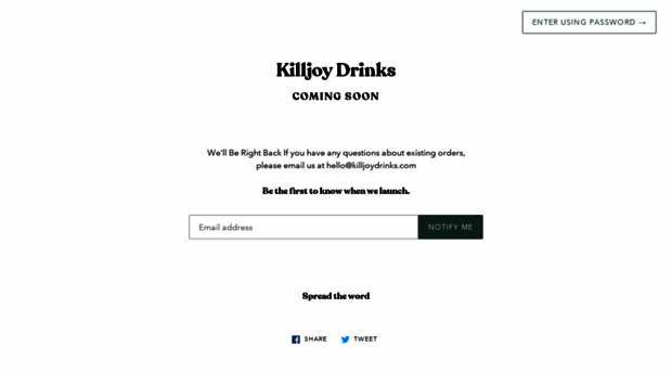 killjoydrinks.com