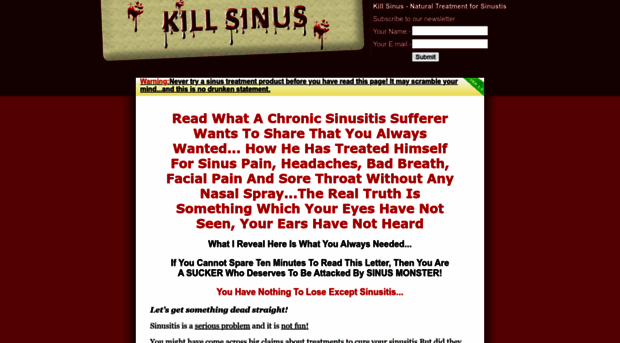 killsinus.com