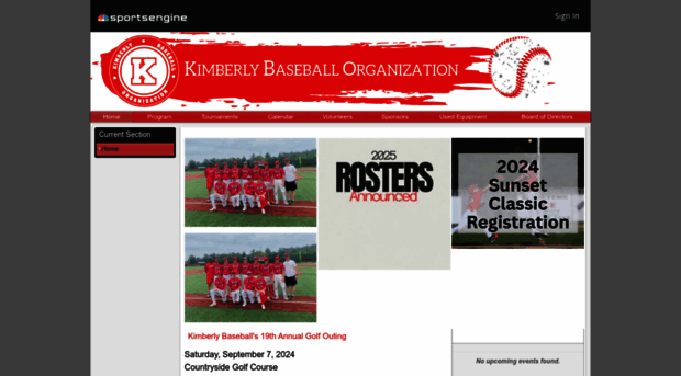 kimberlybaseball.org