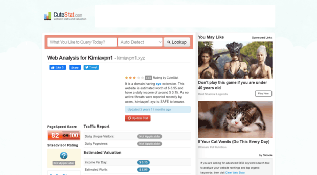 kimiavpn1.xyz.cutestat.com