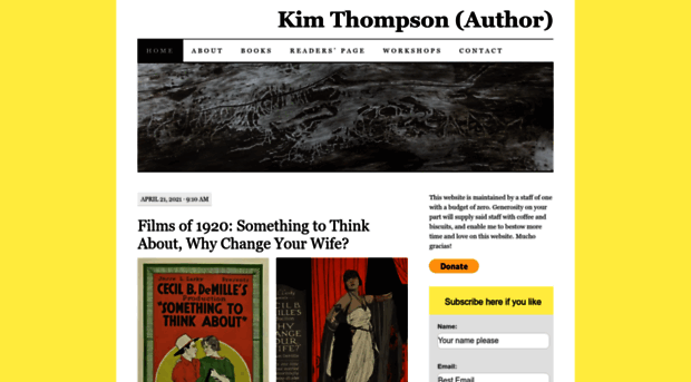 kimthompsonauthor.com